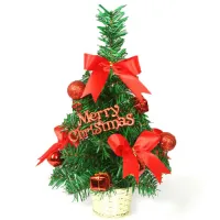 send 30cm red mini decorated christmas tree to manila philippines