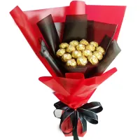 1 Dozen Ferrero Chocolate in Bouquet