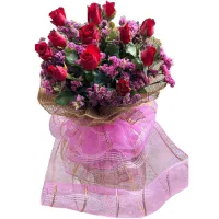 A Dozen of Red Roses Bouquet: