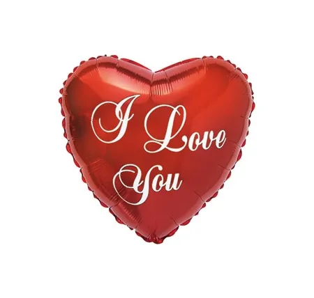 1pcs I Love You Mylar Balloon