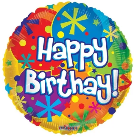 1 pcs Birthday Mylar Balloon