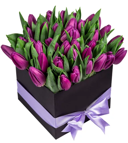 buy 20 purple tulips box to philippines